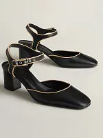 Hermès Туфли Kamilla 60 Black / Jaune Malawi - фото 1
