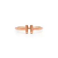 Tiffany & Co. Кольцо T Wire Ring Rose Gold - фото 1