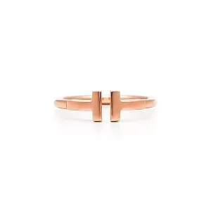 Tiffany & Co. Кольцо T Wire Ring Rose Gold - фото 1