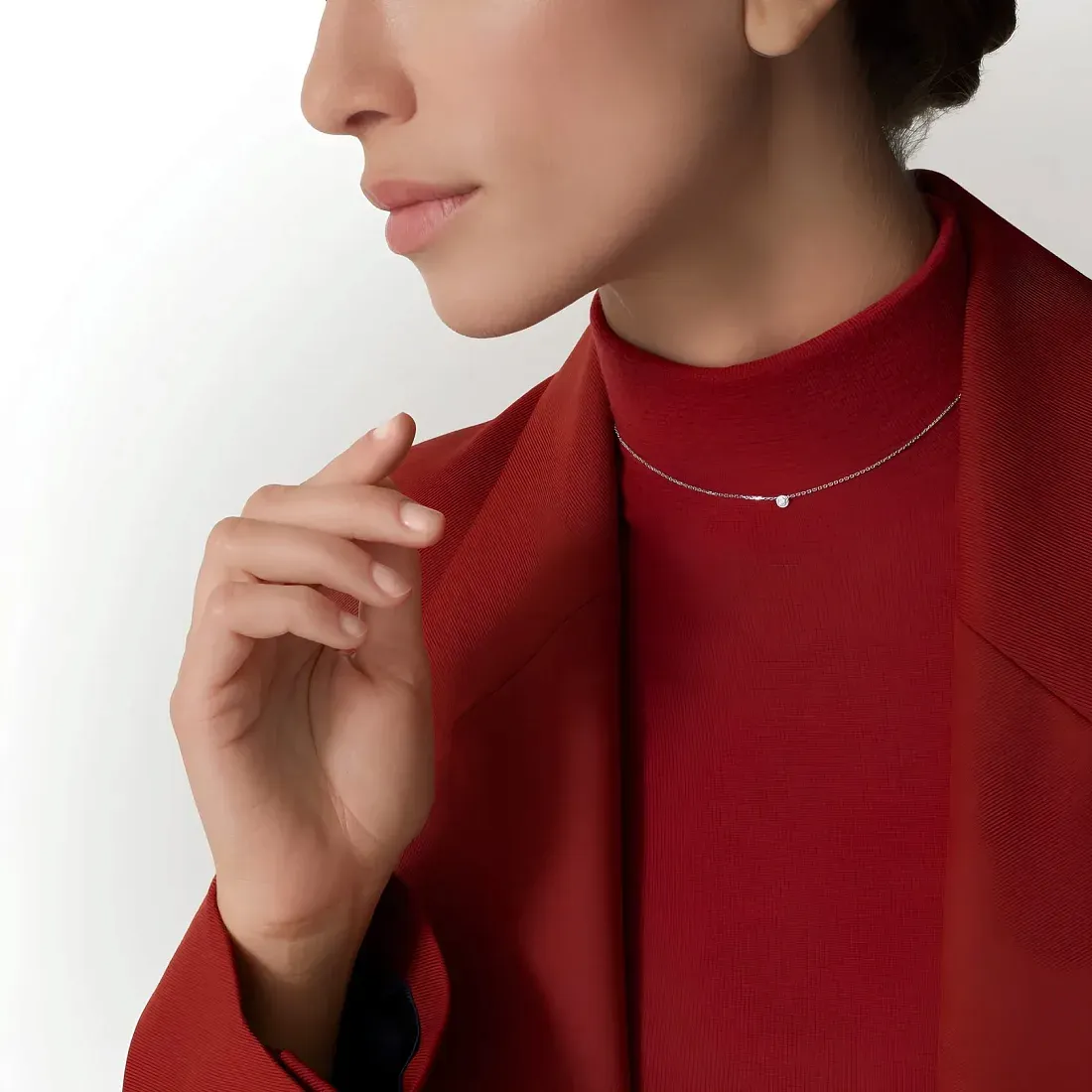 Cartier Кулон Love, brilliant-cut diamond, mini model White Gold - фото 2