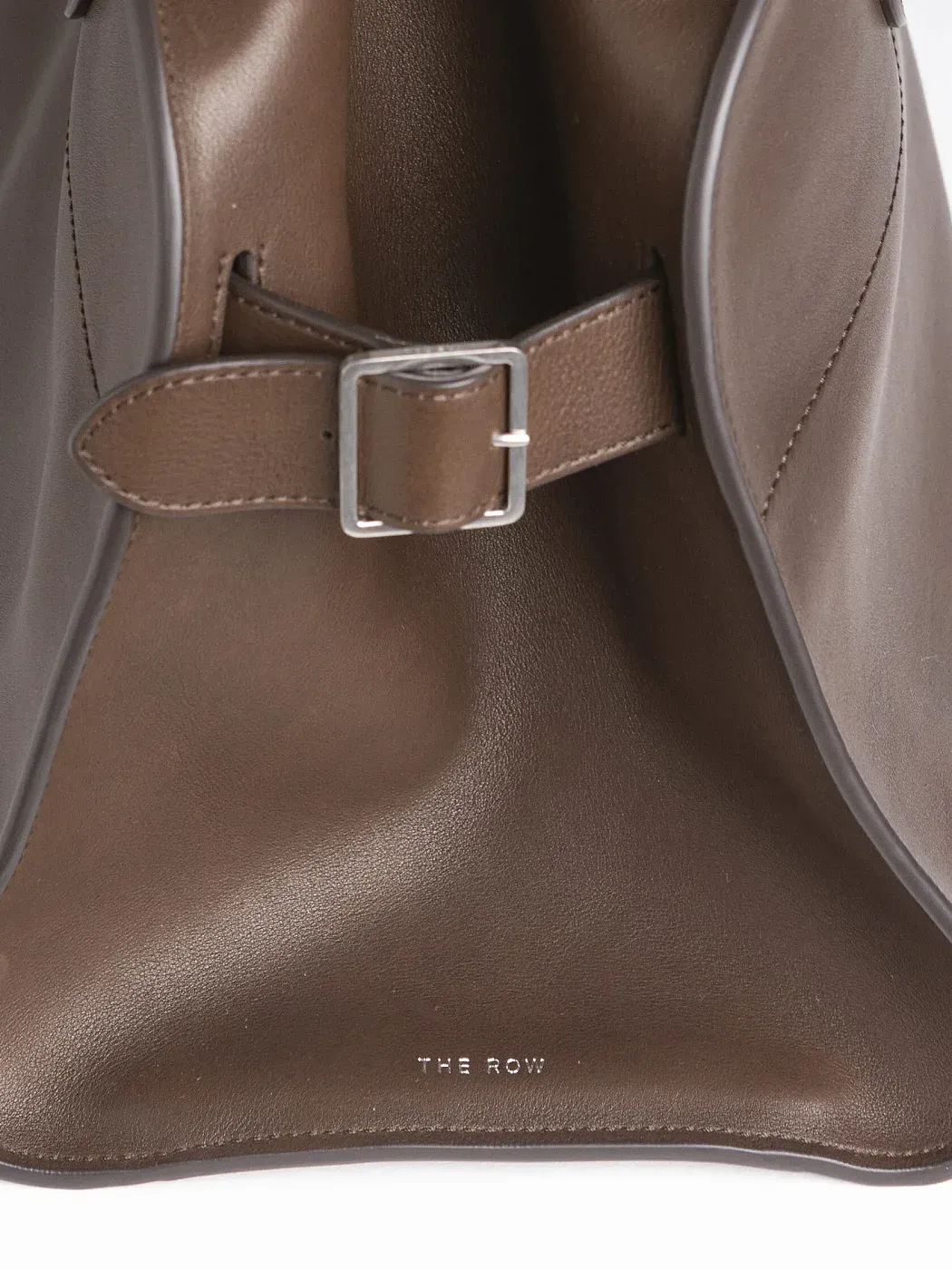 The Row Сумка EW Margaux Deep Brown из кожи - фото 5