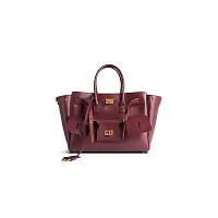 Balenciaga Сумка Bel Air маленького формата Dark Burgundy - фото 1