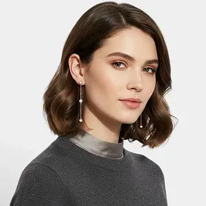 Tiffany & Co. Серьги Elsa Peretti Diamonds by the Yard Earrings Rose Gold - фото 2