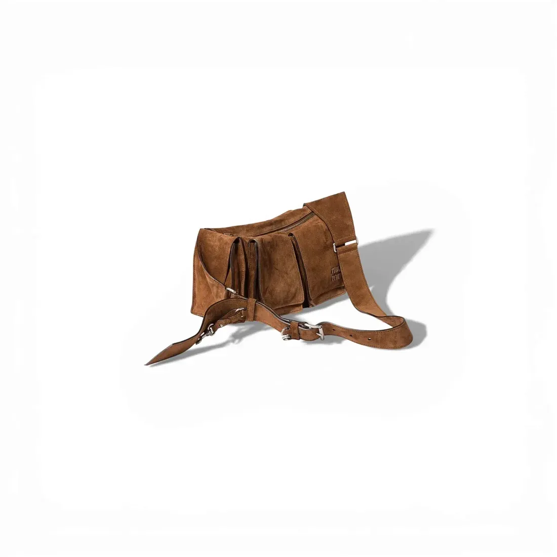 Miu Miu Сумка Utilitaire Cocoa Brown - фото 3