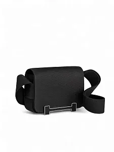 Hermès Сумка Geta Noir Mysore Palladium Hardware - фото 2