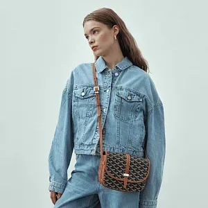 Goyard Сумка Belvedere MM Black and Tan - фото 2