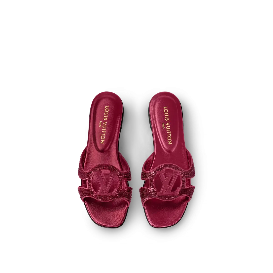 Louis Vuitton Мюли LV Isola Flat Burgundy - фото 2