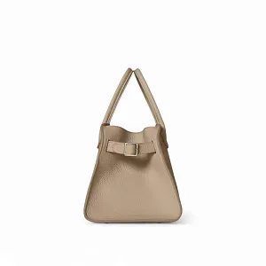 The Row Сумка Soft Margaux 10 из кожи Dark Taupe - фото 4