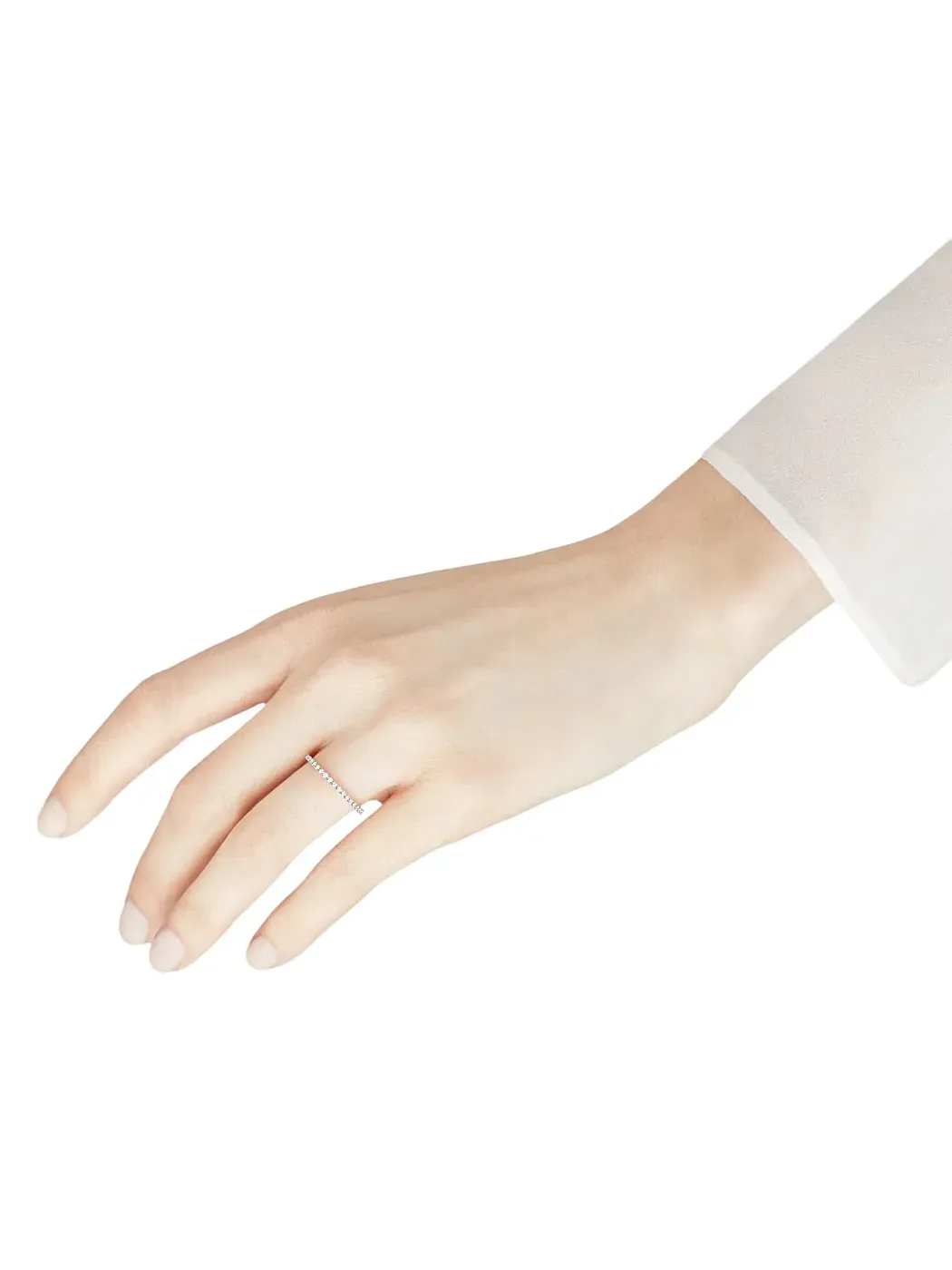 Van Cleef & Arpels Обручальное кольцо Felicite 1,25 мм White Gold - фото 2