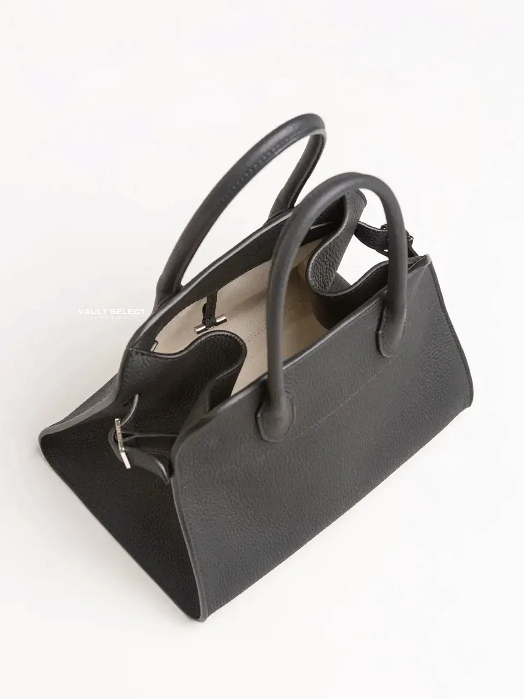 The Row Сумка Soft Margaux 10 из кожи Black - фото 11