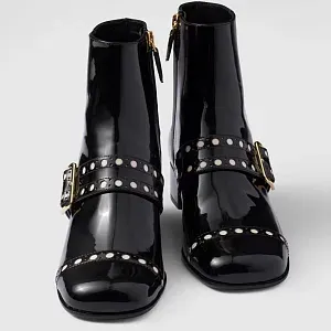 Prada Ботинки из лакированной кожи - фото 5