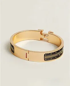 Hermès Браслет Clic H Quadrige au Fil Black - фото 2
