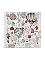 Louis Vuitton Платок-каре Up And Away 90 Black White - фото 1