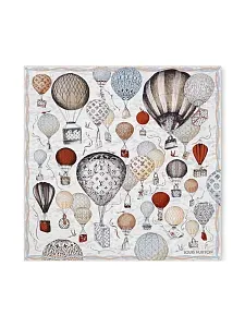 Louis Vuitton Платок-каре Up And Away 90 Black White - фото 1