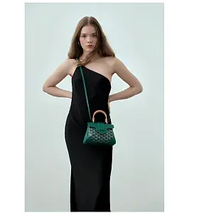 Goyard Мини-сумка Saigon Souple Green - фото 2