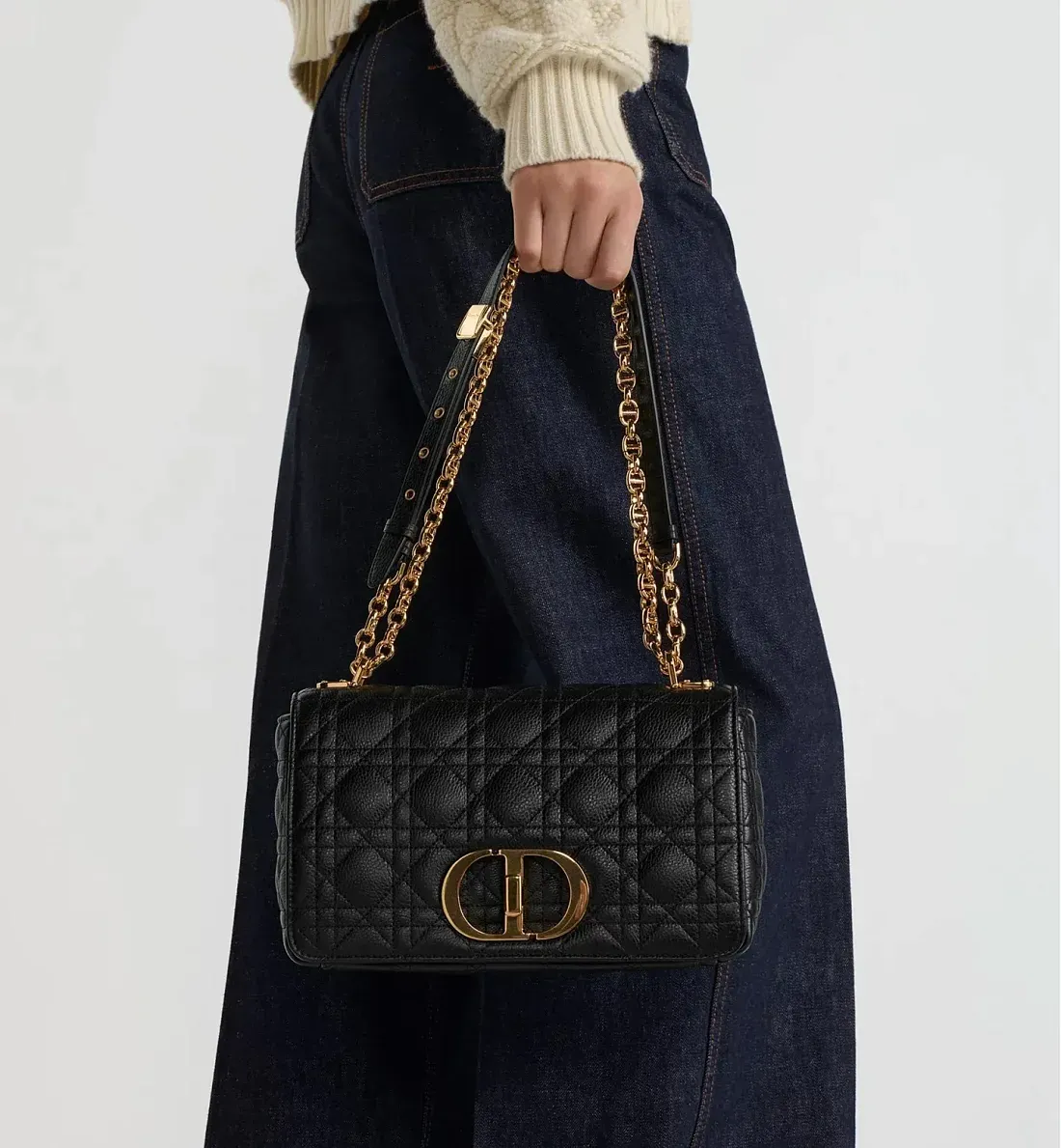 Dior Сумка Caro среднего формата Black - фото 2
