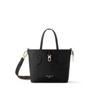 Louis Vuitton Сумка Neverfull Inside Out BB с плечевым ремнем Black - фото 1