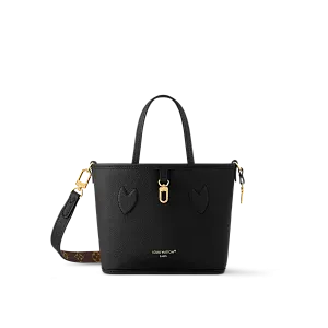 Louis Vuitton Сумка Neverfull Inside Out BB с плечевым ремнем Black - фото 1