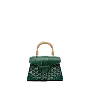 Goyard Мини-сумка Saigon Souple Green - фото 1