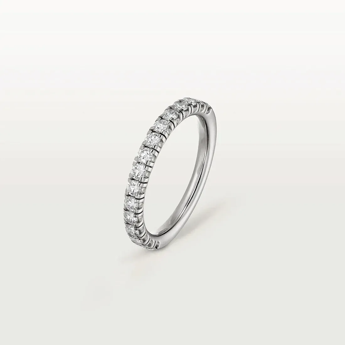 Cartier Обручальное кольцо с бриллиантовым паве Etincelle de 2 мм Platinum - фото 3