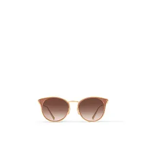 Louis Vuitton Солнцезащитные очки Link One Round Rose - фото 1