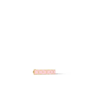 Louis Vuitton Заколка для волос Nanogram Enamel Pink Gold - фото 2