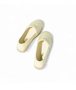 Chanel Кожаные эспадрильи Light Yellow - фото 2