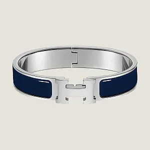 Hermès Браслет Clic H Bleu Abysse - фото 1