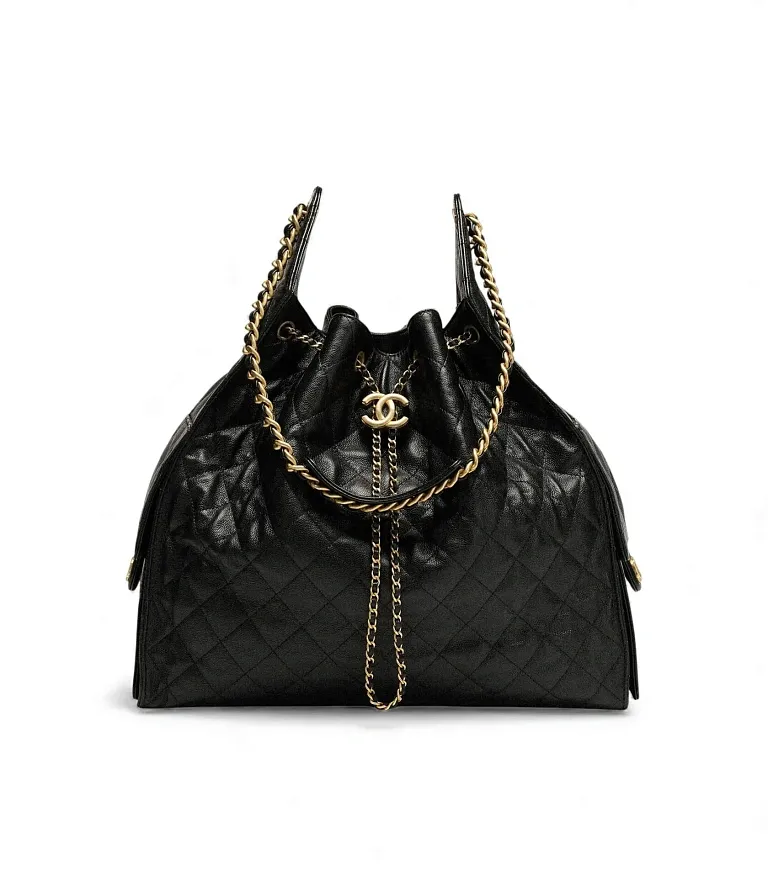 Большая сумка Chanel 25 Black - фото 1