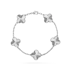 Van Cleef & Arpels Браслет Vintage Alhambra White Gold - фото 1