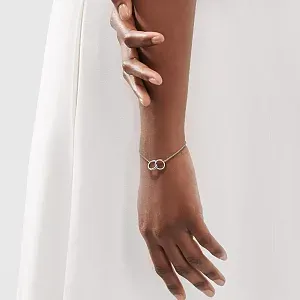 Tiffany & Co. Браслет 1837 Interlocking Circles Chain Bracelet in Silver - фото 2