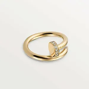 Cartier Кольцо Juste Un Clou с бриллиантами Yellow Gold - фото 1