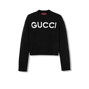 Gucci Шерстяной свитер с интарсией - фото 1