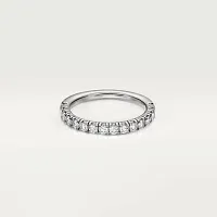 Cartier Обручальное кольцо с бриллиантовым паве Etincelle de 2 мм Platinum - фото 1