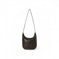 The Row Сумка NS Izzy Black из кожи Dark Brown - фото 1