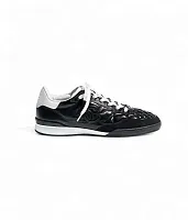 Chanel Кожаные кроссовки Black/White - фото 1