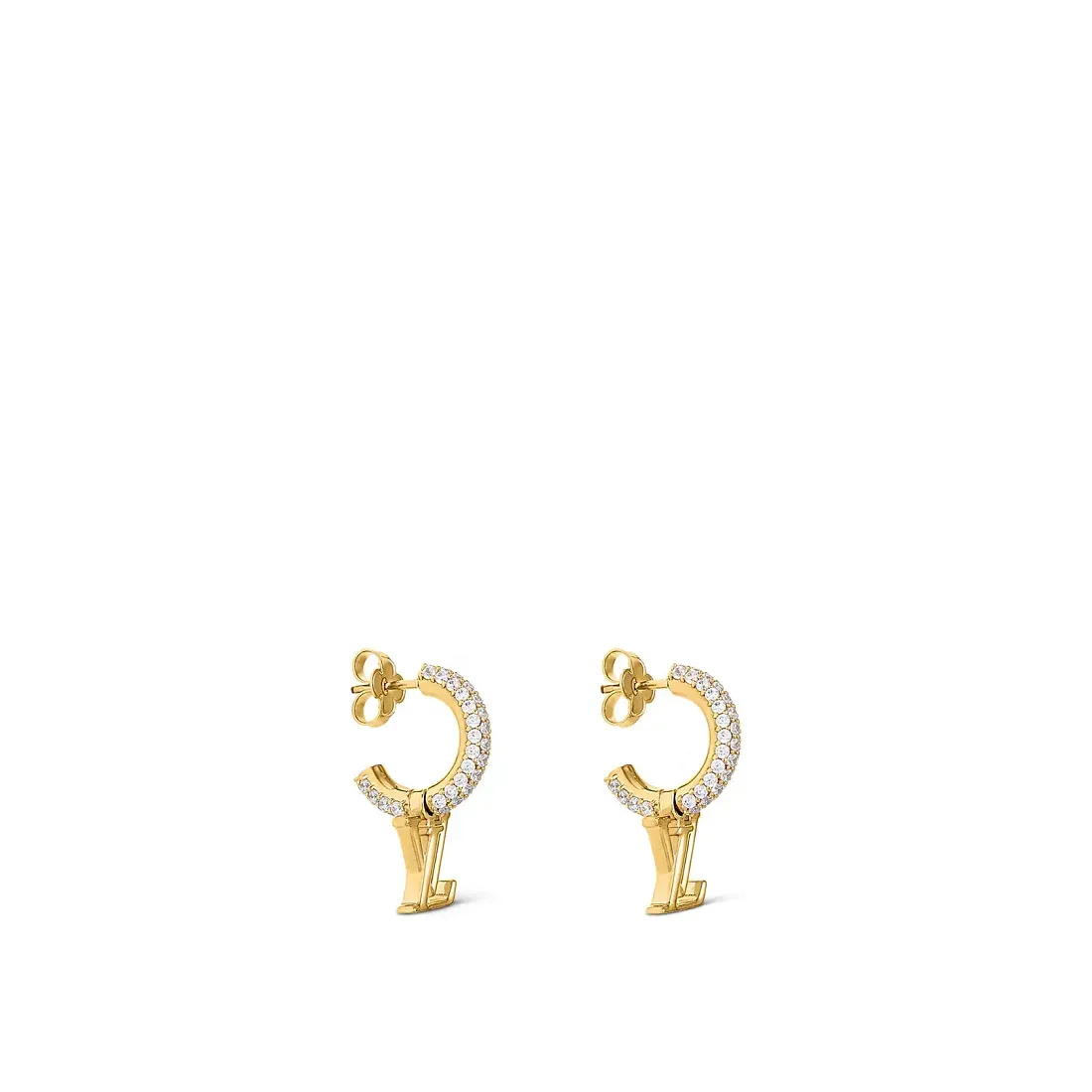 Louis Vuitton Серьги Iconic Gold - фото 4
