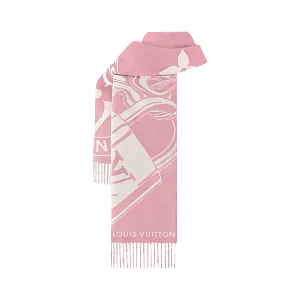 Louis Vuitton Шарф Lock And Keys Light Pink - фото 2
