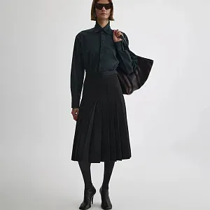 Phoebe Philo Плиссированная юбка в стиле униформы - фото 2