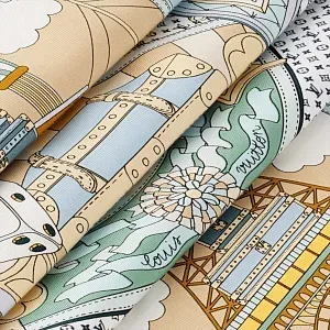 Louis Vuitton Платок-каре Journey 90 Tan - фото 3