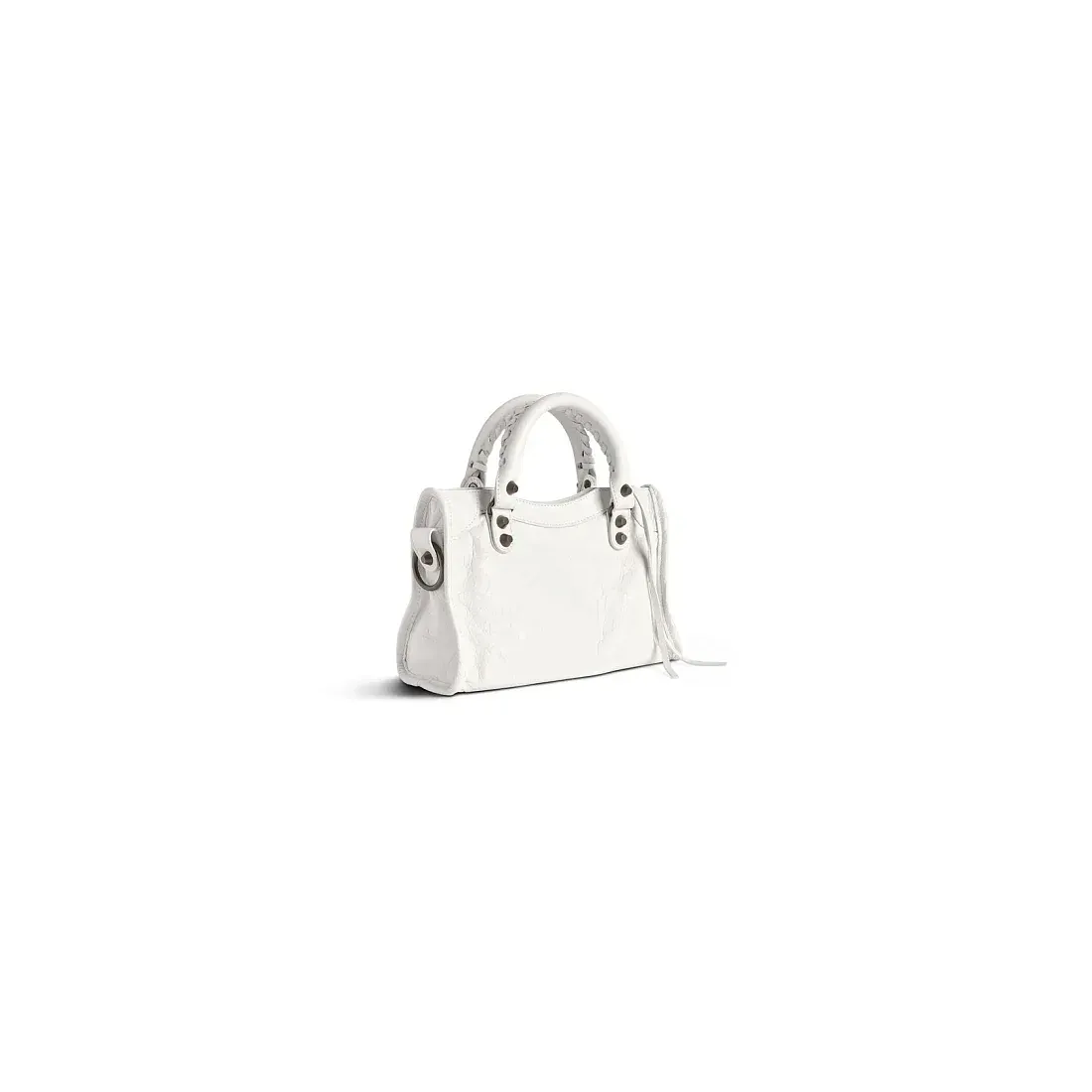 Balenciaga Сумка Le City мини формата Optic White - фото 4