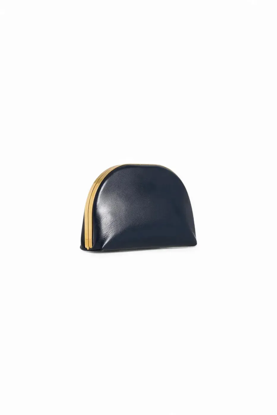 The Row Клатч Sylvia Navy из кожи Navy - фото 3