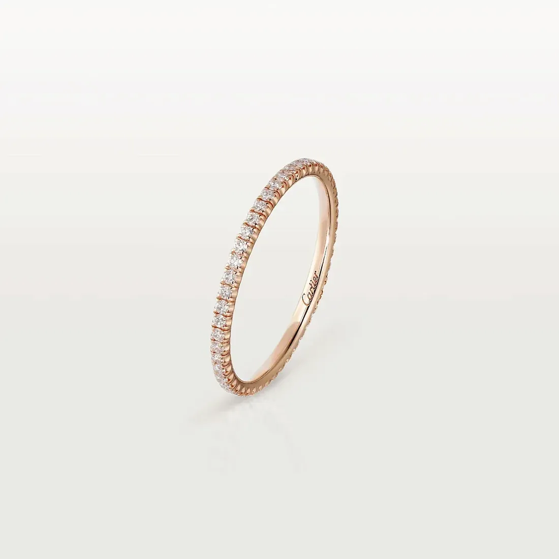 Cartier Обручальное кольцо с бриллиантовым паве Etincelle de 1,5 мм Rose Gold - фото 3