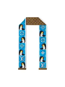 Louis Vuitton Шелковая лента Animogram Pingoo - фото 1