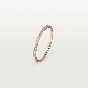 Cartier Обручальное кольцо с бриллиантовым паве Etincelle de 1,5 мм Rose Gold - фото 3