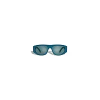Celine Солнцезащитные очки Triomphe 02 Men Dark Turquoise - фото 1