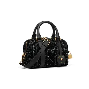 Dior Сумка Groove 20 black tweed with white cannage motif - фото 4