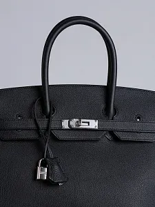 Hermès Сумка Birkin 35 Black Togo Palladium Hardware - фото 3