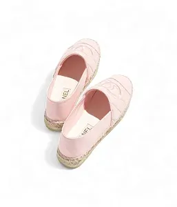 Chanel Кожаные эспадрильи Light Pink - фото 2