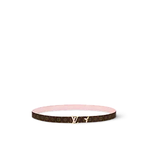 Louis Vuitton Двухсторонний ремень Pretty Enamel 20 мм Rose Jasmin - фото 3